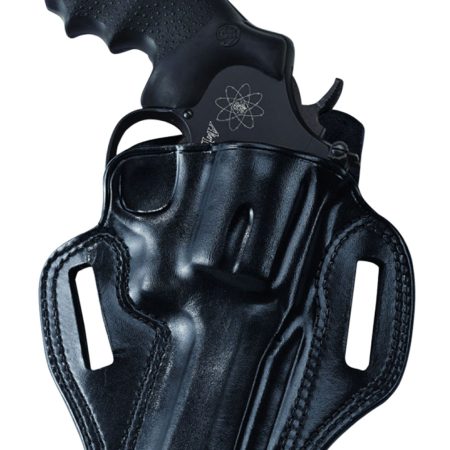 Galco CM112B Combat Master OWB Black Leather Belt Slide Fits S&W K Frame Fits Ruger Security-Six Right Hand