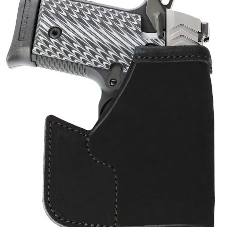 Galco PRO664B Pocket Protector Black Leather Fits Sig P938/Kimber Micro 9 Ambidextrous
