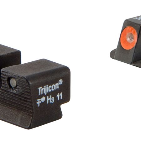 Trijicon 600752 HD Night Sights Green/Tritium Orange Outline Front Sight-Green Tritium Black Outline Rear Sight Springfield Armory XD-S/XD-E
