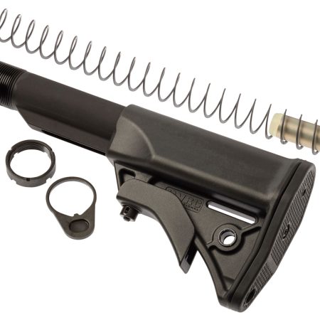LWRC 2000092A01 Stock Kit Ultra Compact Black Synthetic for AR-15/M16