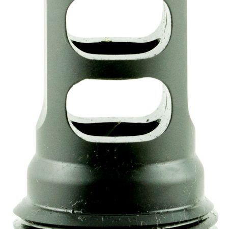 SilencerCo AC1557 ASR Muzzle Brake Black Steel with 5/8"-32 tpi Threads for 458 Cal