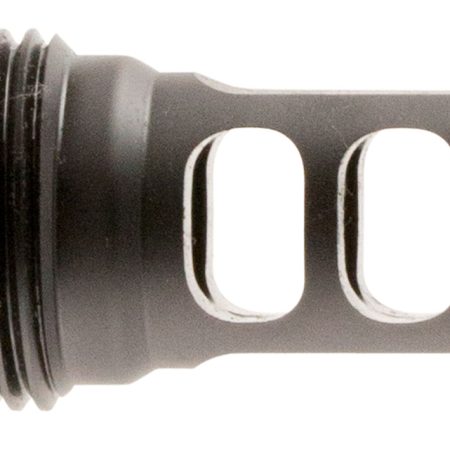 SilencerCo AC1733 ASR Muzzle Brake Black Steel with 5/8"-24 tpi Threads for 458 Cal