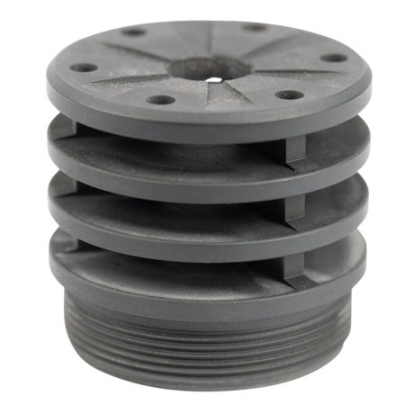 SilencerCo AC2081 Bravo Anchor Brake 458 Caliber Black Aluminum