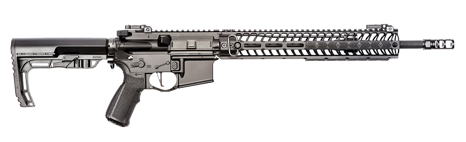 Spikes PHUR5435M3R Pipe Hitter 223 Rem,5.56x45mm NATO 16" No Magazine Black Hard Coat Anodized 6 Position MFT BMS Minimalist Stock