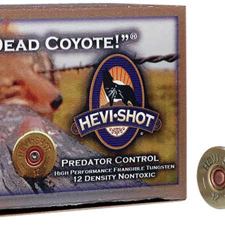 HEVI-Shot HS43030 Dead Coyote  12Gauge 3" 1 1/2oz TungstenT Shot 10 Per Box/10 Case