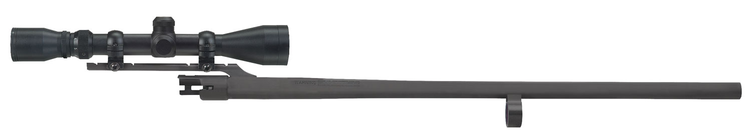 Mossberg 92356 OEM Replacement 12 Gauge 24" 3" Blued Matte Finish Steel Material Slug Style with 3-9x40mm Scope, Full Rifling & Cantilever Mount for Remington 870