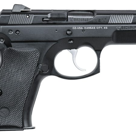 CZ-USA 01194 75D PCR Compact Frame 9mm Luger 10+1 3.75" Black Steel Barrel, Black Steel Serrated Slide, Black Polycoat Aluminum Frame w/Beavertail, Black Rubber Grip, Right Hand