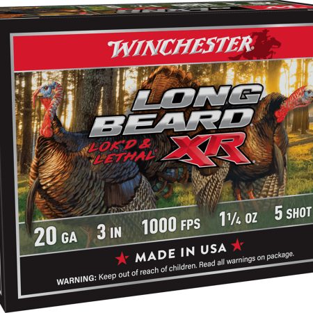 Winchester Ammo STLB2035 Long Beard XR Shot-Lok 20Gauge 3" 1 1/4oz 5Shot 10 Per Box/10 Case