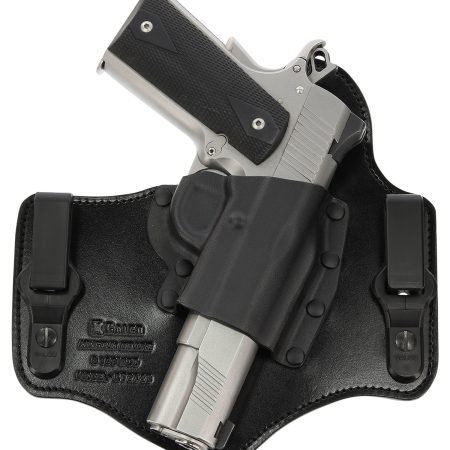 Galco KT662B KingTuk Deluxe IWB Black Kydex/Leather UniClip Fits Springfield XDS Fits Walther CCP Right Hand