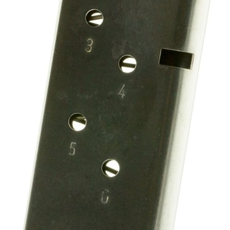 Magnum Research MAG1911456 1911  Black Detachable 6rd 45 ACP