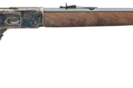 Winchester Guns 534217141 Model 1873 Sporter 45 Colt (LC) 13+1 Cap 24" Octagon Barrel Color Case Hardened Rec Satin Oiled Walnut Fixed Straight Grip Stock Right Hand (Full Size)