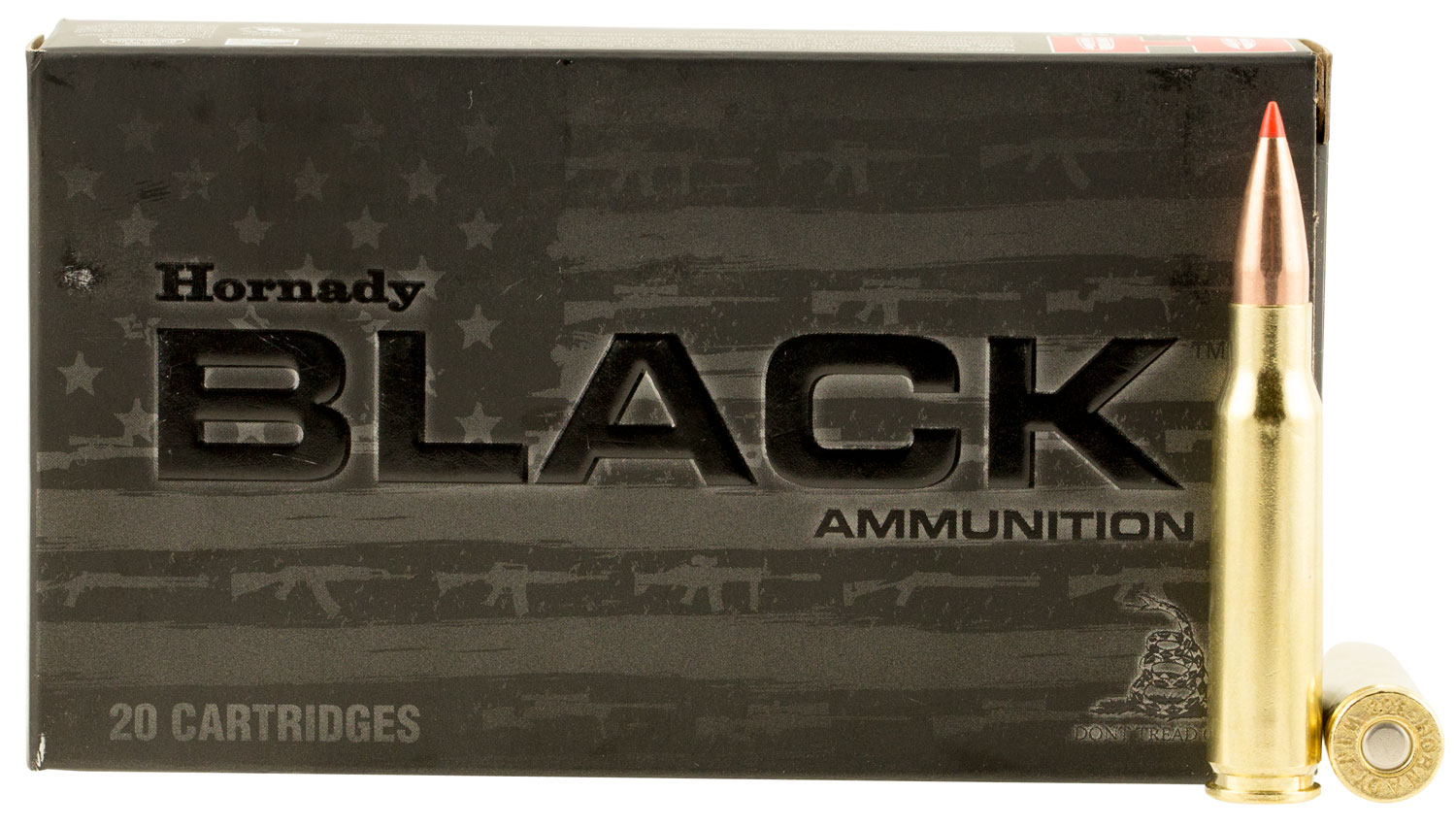Hornady 80971 Black 308Win 168gr Hornady A Max 20 Per Box/10 Case