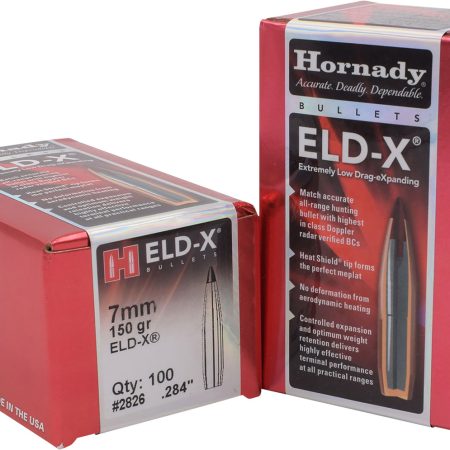 Hornady 2826 ELD-X 7mm .284 150 gr Extremely Low Drag eXpanding 100 Per Box/ 15 Case