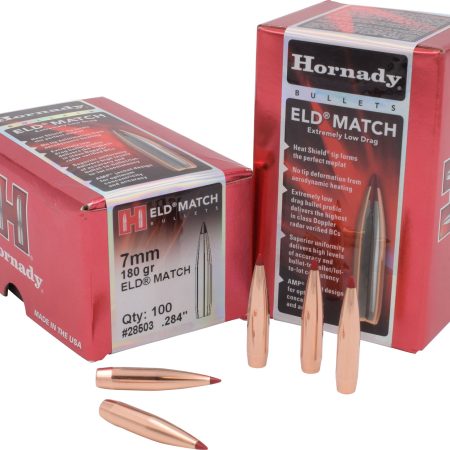 Hornady 28503 ELD Match 7mm .284 180 gr Extremely Low Drag Match 100 Per Box/ 15 Case