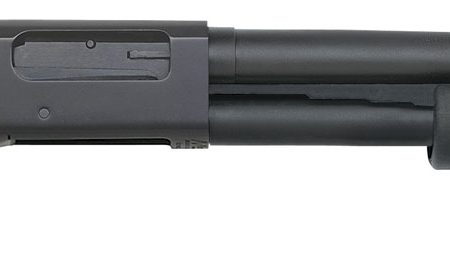 Mossberg 50659 590 Shockwave 12 Gauge Pump 3" 5+1 14" Blued Heavy-Walled Barrel, Blued Stainless Steel Receiver Drilled & Tapped, Black Raptor Birdshead Grip