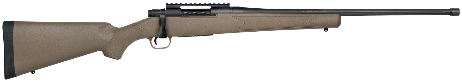 Mossberg 27875 Patriot Predator 6.5 Creedmoor Caliber with 5+1 Capacity, 22" Threaded/Fluted Barrel, Matte Blued Metal Finish & Flat Dark Earth Synthetic Stock Right Hand (Full Size)