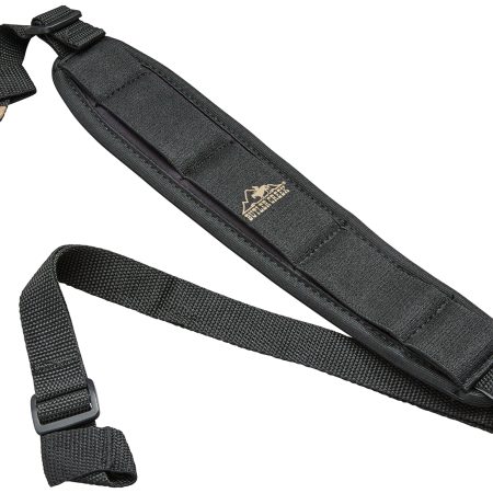 Butler Creek 80023 Comfort Stretch Shotgun Sling Black Neoprene w/Non-Slip Grippers 2.50" Wide Adjustable Design