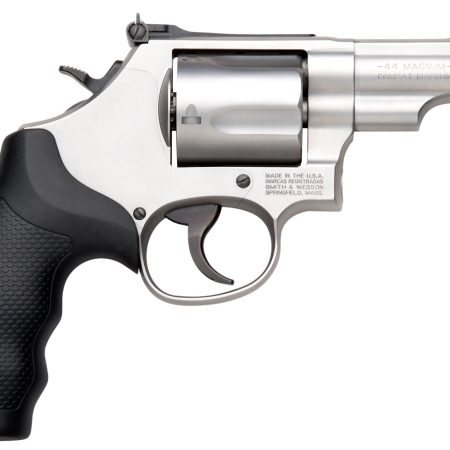 Smith & Wesson 10064 Model 69 Combat Magnum 44 Rem Mag Stainless Steel 2.75" Barrel, 5rd Cylinder & L-Frame, Full Length Extractor Rod, Internal Lock