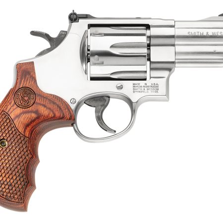 Smith & Wesson 150715 Model 629 Deluxe 44 Rem Mag or 44 S&W Spl Stainless Steel 3" Barrel & 6rd Cylinder, Satin Stainless Steel N-Frame,   Textured Wood Grip