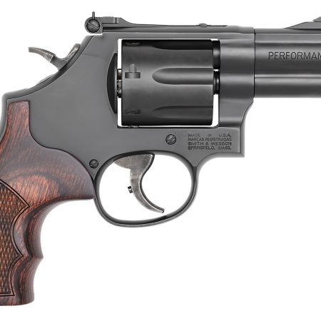 Smith & Wesson 170170 Model 586 Performance Center L-Comp 357 Mag Blued Carbon Steel 3" Ported Full Lug Barrel, 7rd Cylinder & L-Frame, Checkered Altamont Rosewood Grip, Titanium Front Night Sight