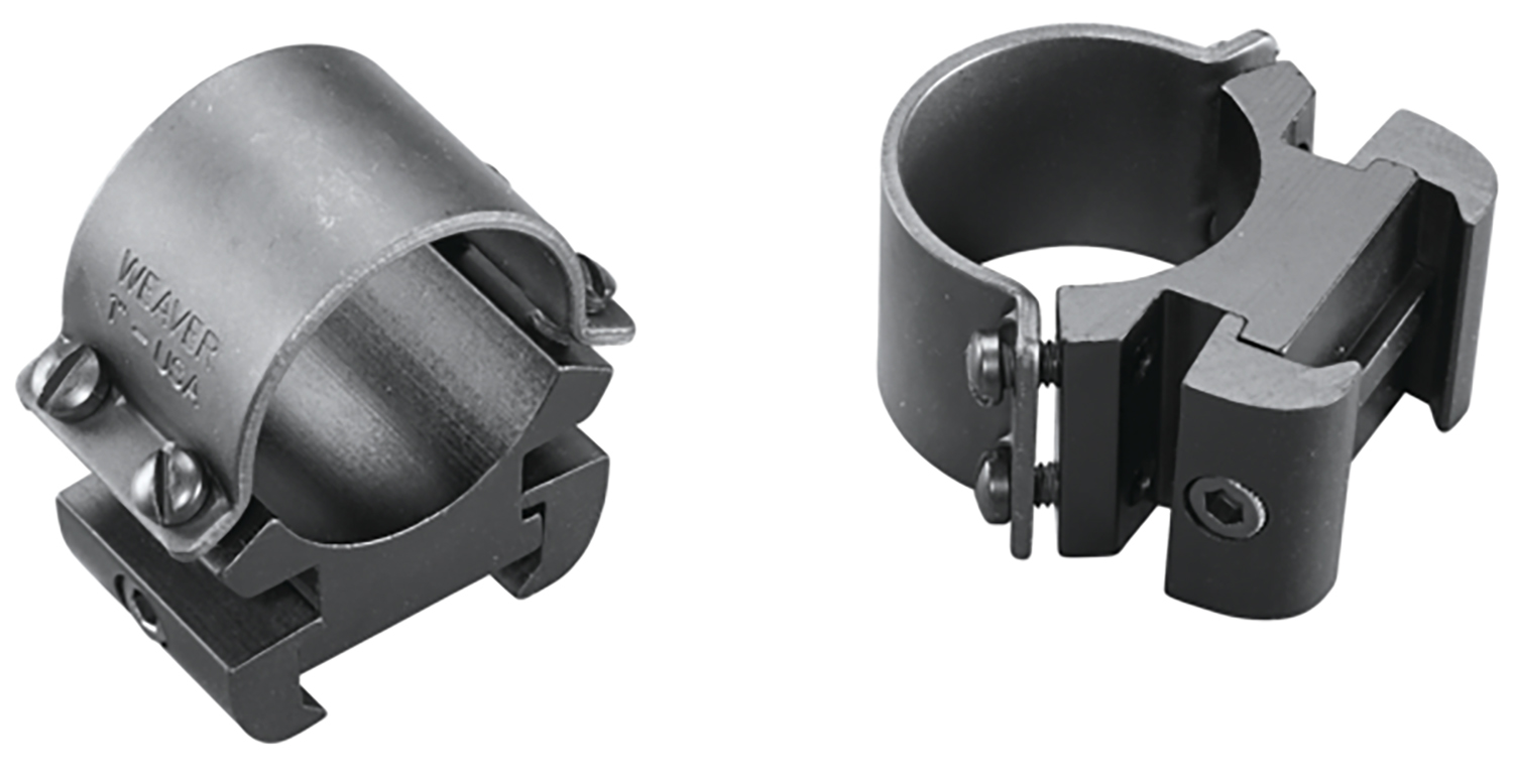 Weaver Mounts 49144 Sure Grip Windage Adjustable Rings Matte Black 1" High