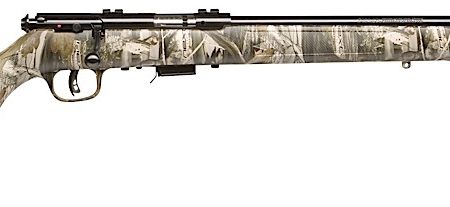 Savage Arms 96711 93R17 Camo Full Size 17 HMR 5+1 21" Matte Black Button Rifled Barrel, Matte Black Drilled & Tapped Carbon Steel Receiver, Next G-1 Fixed Synthetic Stock, Right Hand
