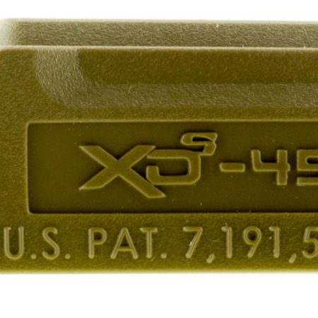 Springfield Armory XDS5002MFDE Backstrap Sleeve  made of Polymer with Flat Dark Earth & 1 Piece Design for 45 ACP Springfield XD-S with #2 Backstrap & 3.30" Barrel