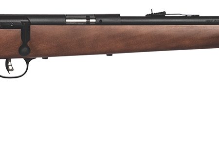 Savage Arms 17000 Mark I G Full Size 22 Long/22 Short/22 LR 1rd 21" Matte Black Carbon Steel Barrel, Matte Black Drilled & Tapped Carbon Steel Receiver, Satin Hardwood Fixed Stock, Right Hand