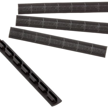 Ergo 4332BK WedgeLok Slot Cover  Black Rubber, 4 Slot Low Profile w/Aggressive Texture 4 Per Pack