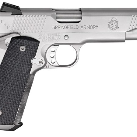 Springfield Armory PC9107LCA18 1911 TRP *CA Compliant 45 ACP 7+1, 5" Match Grade Steel Steel Barrel, Serrated Slide & Frame w/Beavertail, Black G10 Grip