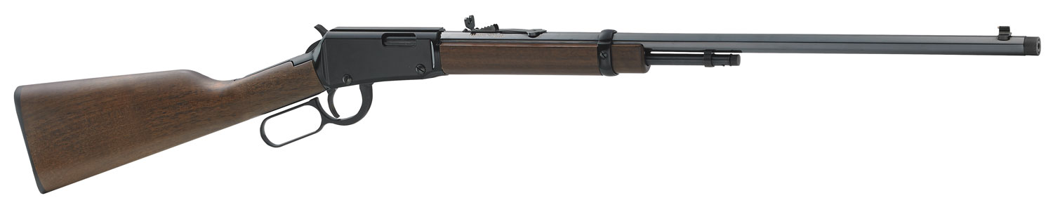 Henry H001TSPR Frontier 22 Short Caliber with 10 LR/16 Short Capacity, 24" Octagon Threaded Barrel, Blued Metal Finish & American Walnut Stock Right Hand