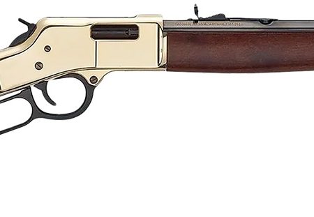 Henry H006M41 Big Boy Classic Full Size 41 Rem Mag 10+1 20" Blued Octagon Barrel, Polished Brass Receiver, American Walnut Stock Right Hand