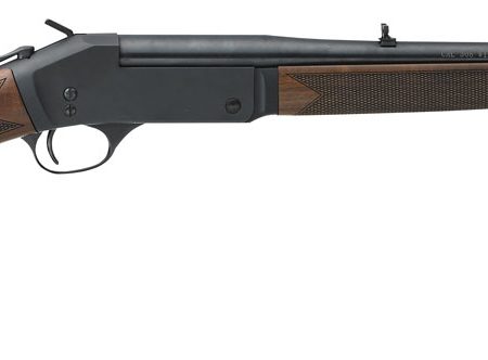 Henry H015243 Single Shot  243 Win Caliber with 1rd Capacity, 22" Barrel, Overall Blued Metal Finish & American Walnut Stock, Right Hand (Full Size)