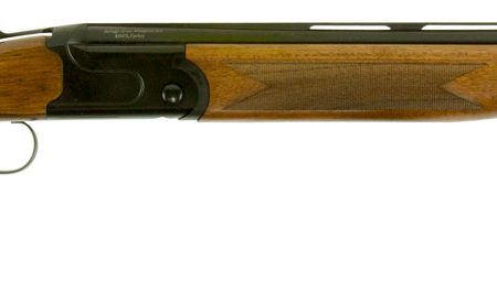 Stevens 22155 555 Compact 28 Gauge Break Open 2.75" 2rd 24" Black Satin Over/Under Vent Rib Barrel, Satin Black Aluminum Receiver, Fixed Satin Turkish Walnut Stock, Ambidextrous