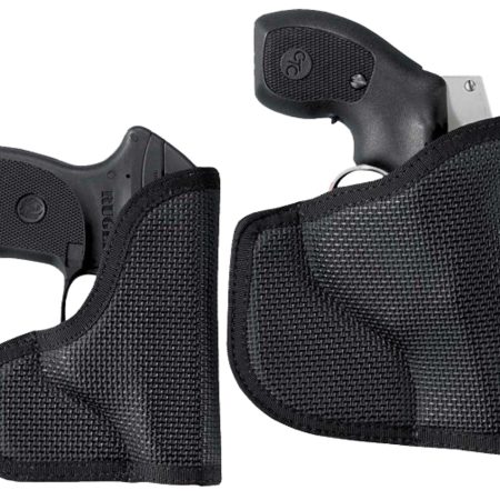 DeSantis Gunhide N38BJ8BZ0 Nemesis Pocket Black Rubberized Fabric Fits Glock 43 Ambidextrous