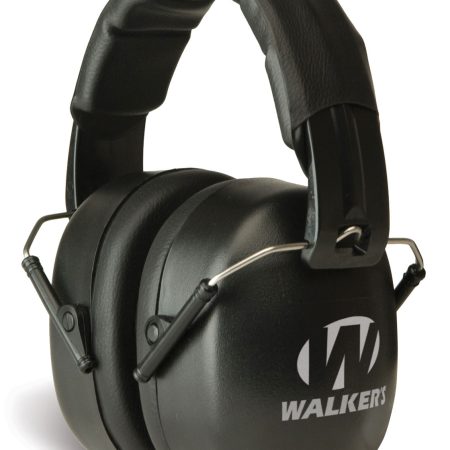 Walker's GWPEXFM3 EXT Range Shooting Muff 30 dB Over the Head Black Polymer