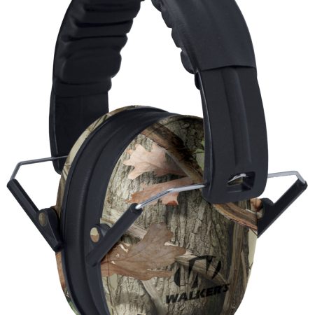 Walker's GWPFKDMCAMO Youth Passive Muff 23 dB Over the Head Next G-1 Camo/Black Polymer