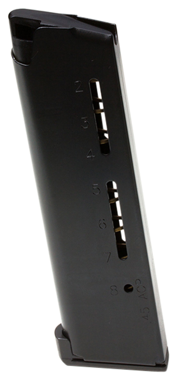 Wilson Combat 500BCHD ETM 8rd Detachable w/ Lo-Profile Steel Floor Plate 45 ACP+P Fits Wilson Combat 1911 Elite Tactical Black Stainless Steel