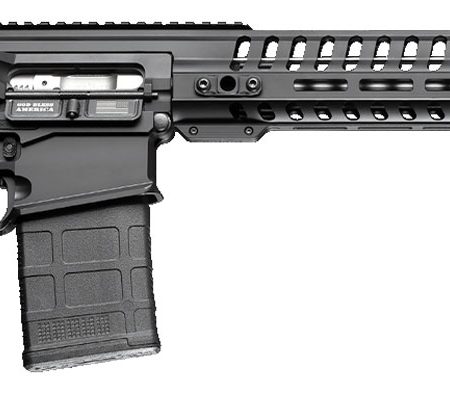 Patriot Ordnance Factory 01235 Revolution Gen4 7.62x51mm NATO 20+1 16.50" Nitride Treated Match Grade Barrel, Black Anodized Gen 4 Lower Receiver, Mission First Tactical Furniture, Ambidextrous