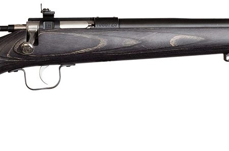 Crickett KSA2244 Youth  22 LR 1rd 16.12" Blued Barrel & Receiver, Fixed Front/Adjustable Rear Peep Sight, Black Laminate Stock w/11.5" LOP, Rebounding Firing Pin Safety