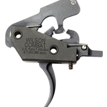 Wilson Combat TRTTU3G Tactical Trigger Unit  3-Gun Drop-in Trigger with 3.50-4 lbs Draw Weight & Black Finish for AR-Platform