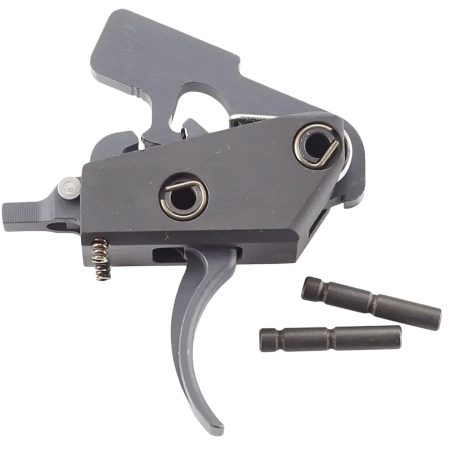Wilson Combat TRTTUM2 Tactical Trigger Unit Two-Stage Two-Stage Curved Trigger with 4-4.50 lbs Draw Weight for AR-15