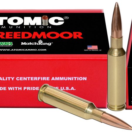Atomic Ammunition 00404 Rifle Match 6.5Creedmoor 142gr Hollow Point Match 20 Per Box/10 Case