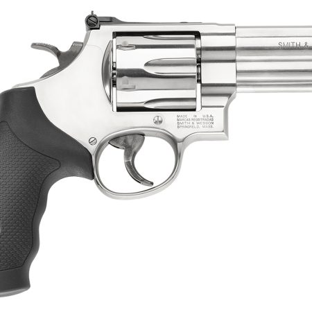 Smith & Wesson 163603 Model 629  N-Frame Frame 44 S&W Spl 44 Rem Mag 6rd 4.12" Stainless Steel Barrel, Stainless Cylinder, Steel Frame, Black Finger Groove Grip, Internal Lock Safety, Exposed Hammer