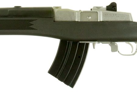 Ruger 5868 Mini Thirty 7.62x39mm 20+1 16.12" Matte Stainless Steel Threaded Barrel, Matte Stainless Steel Drilled & Tapped Receiver, Black Synthetic Fixed Stock, Right Hand