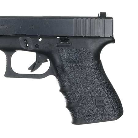 Talon Grips 110R Adhesive Grip Compatible w/Glock 19/23/25/32/38 Gen4 w/No Backstrap, Black Textured Rubber