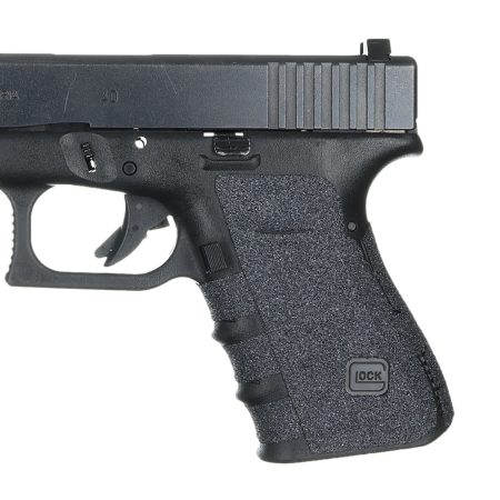 Talon Grips 110G Adhesive Grip Compatible w/Glock 19/23/25/32/38 Gen4 w/No Backstrap, Black Textured Granulate