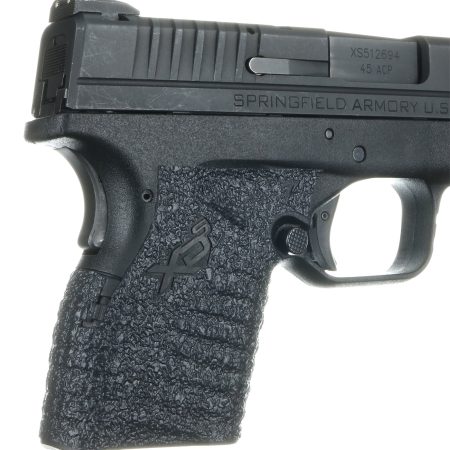 Talon Grips 207R Adhesive Grip Textured Black Rubber for Springfield XD-S 9,40,45 with Small Backstrap