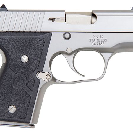 Kahr Arms M9093A MK *CA Compliant 9mm Luger Caliber with 3" Barrel, 6+1 or 7+1 Capacity, Overall Matte Stainless Steel Finish, Serrated Slide & Textured Wraparound Black Nylon Grip