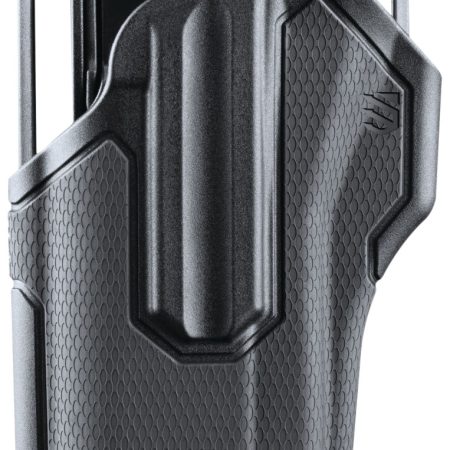 Blackhawk 419000BBL Omnivore  OWB Black Plastic Belt Slide Fits Most Semi-Autos, Left Hand